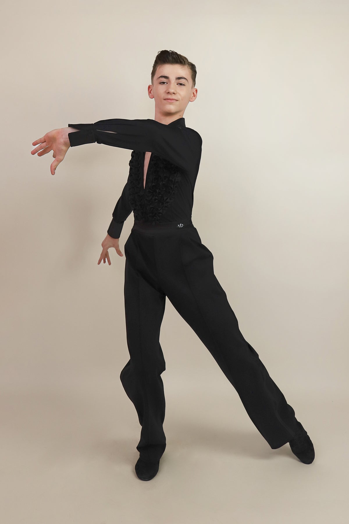 boy wearing body and trousers, competition boys